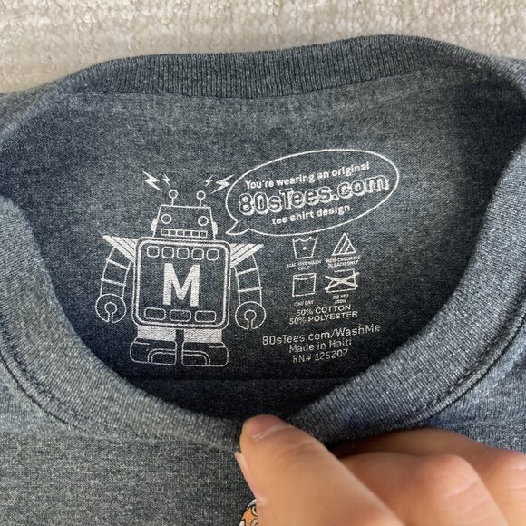 Masters of the Universe T-Shirt Men's Gray Short Sleeve Big Logo Graphic M - Picture 7 of 15